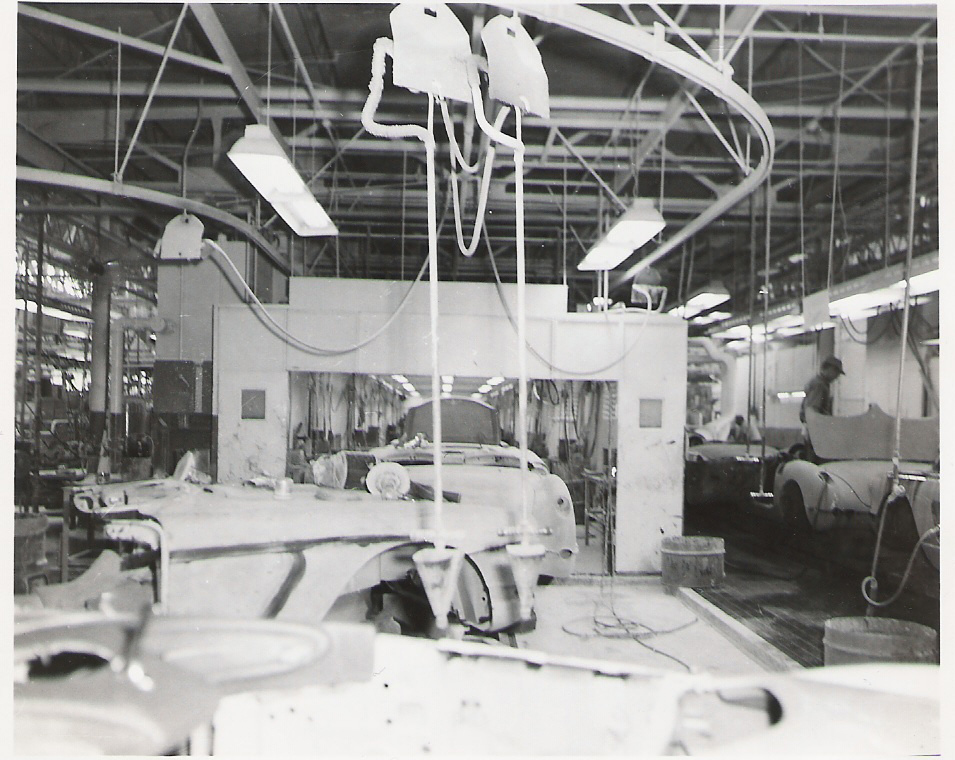 Image Corvette assembly Line in 1959