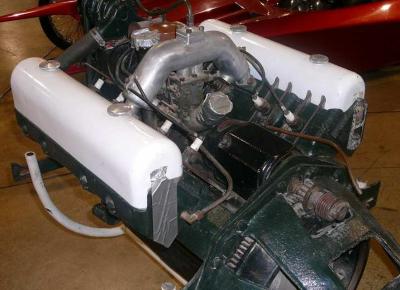 Picture of a 1917 Chevrolet V8 engine